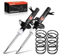 4x Completo Molla Sospensioni Set Frontale per Ford Ka RB 1.6i 3S5118K001EA