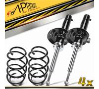 4x Completo Molla Sospensioni Set Frontale per VW Caddy 3 MPV Box 2 CB 2 Ca