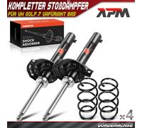4x Completo Molla Sospensioni Set Vorderachase per VW Golf 7 Variant BA5