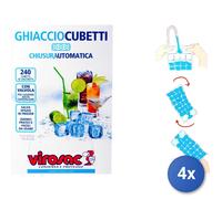 4x Confezione 10 Sacchi Palline Ghiaccio Virosac