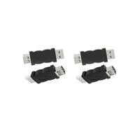 4x Connettore USB A 1394 6P Convertitore USB Maschio A 1394 da USB A Firewire Multifunzione Portatile Conveniente 6 Pin
