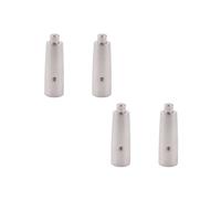 4X Connettore XLR Maschio A RCA Femmina da 3 Pin Audio Jack Microfono Adattatore Connettore