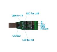4X Convertitore di Linea Seriale Half-Duplex Bidirezionale Da Modulo di Comunicazione USB Un RS485