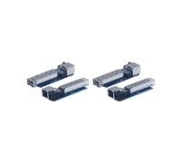 4x Convertitore Multimediale 1.25G con Slot SFP, Modulo Transceiver, 1 Slot SFP, 1 In Fibra SFP Ethernet RJ45