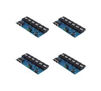 4X Convertitore Multimediale In Fibra Ottica Scheda PCBA 100M 2 RJ45 A 6 Connettori Ottici SC Porte 3 3B Ethernet 20KM