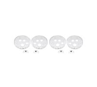 4X Coperchio del Pannello Dei Pulsanti del Controller per Meta Quest 3 Impugnature del Controller Copertura Protettiva Trasparente Antigraffio