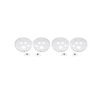 4X Coperchio del Pannello Dei Pulsanti del Controller per Meta Quest 3 Impugnature del Controller Copertura Protettiva Trasparente Antigraffio