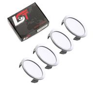 4X Copertura Coprimozzo Coperchio Coprimozzo Argento Ø 75Mm Per SKODA