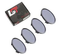 4X Copertura Del Mozzo Coprimozzo Copertura Della Ruota Nera Ø 68,5Mm Per TOYOTA