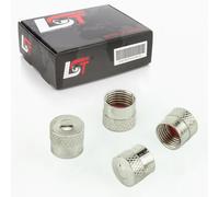 4x Coperture Valvole Valvola Pneumatici Copertura Colori-Argento per Hyundai