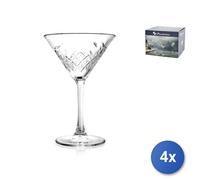 4x Coppa Martini Pasabahce Timeless 4 Pezzi Da 23Cl E Ø11,6 Cm