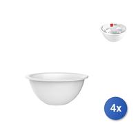 4x Coppe In Vetro Easy S Cm 14,7 Lt 0.5 Bormioli Rocco