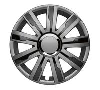 4x Coppe Ruota 17 Pollici Copricerchi "Mirage 5" grey/black compatibili con BMW