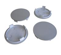 4x Copri Mozzi Universali 65mm-69,5mm Grigi Coprimozzi