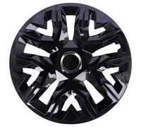 NRM Perfecto 15'' Coprimozzi Universali Nero Laccato Set 4