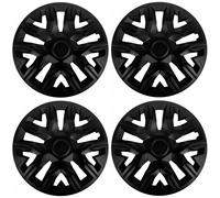 4x Coprimozzo Cerchioni 16'' NRM The Best Nero Opaco