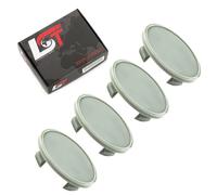 4x Coprimozzo Copricerchio Mozzi Copertura Grigio Ø 66mm per audi A1 A2 A3 A5 A8