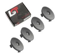 4x Coprimozzo Copricerchio Mozzi Copertura Nera Ø 55mm per VW Golf Jetta EOS