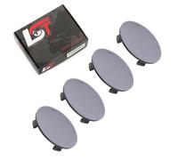 4X Coprimozzo Coprimozzo Nabe Copertura Nera Ø 60Mm Per SKODA