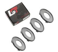 4X Coprimozzo Coprimozzo Nabe Copertura Nera Ø 70Mm Per SKODA