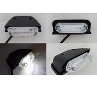 4X Corner/Roof Front White LED Side Marker Lights Truck Chassis Box Lorry Van