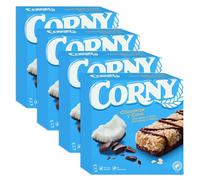 4X Corny Barrette di Cereali con Cioccolato al Latte e Scaglie di Cocco 150g