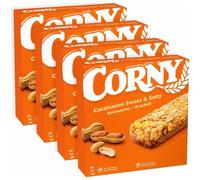 4X Corny Peanut Sweet e Salty Barrette di Muesli alle Arachidi 150g