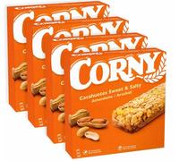 4X Corny Peanut Sweet e Salty Barrette di Muesli alle Arachidi 150g