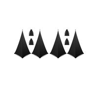 4X Cover per Supporto per Altoparlanti-Coperture per Altoparlanti DJ Compatibili con la Maggior Parte Dei Supporti per Altoparlanti per Treppiede