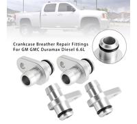 4x Crankcase Breather Repair Fittings Per GM GMC Duramax Diesel 6.6L