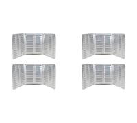 4X Cucina Cucina Frittura Copertura per Schermo Antispruzzo Protezione Anti1996