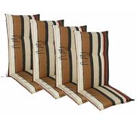 4X Cuscino Per Sedia Alto 123X50Cm Cuscino Per Sedia Cuscino Di Seduta