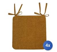 4x Cuscino poltrona Olibò Oro Per Complementi D'arredo e Accessori Per La Casa