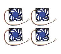 4X Custodia per Computer CFU PWM CPU 12V 32 70mm A 4 Pin Blu E Nero