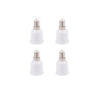 4X Da E14 A E26 E27 Adattatore per Lampadario A Luce Socket Da E14 A Medio Socket E26 E27 Converter Adattatore per Bulbo di Base