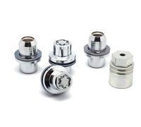 McGard Dadi antifurto M14x1,50 - Piatti - Lunghezza 42,6 mm (Apertura chiave 22 mm) Cromati