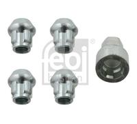 4x Dado ruota Assale anteriore Flangia conica F 27057 FEBI BILSTEIN per BMW FORD