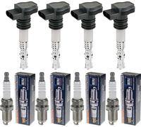 4x Delphi Bobina Accensione + Beru Candela per Mitsubishi Outlander III Gg _W Gf