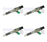 4X DELPHI Iniettore Per Citroën Berlingo B9 1.6 HDi 115 Mazda 5 CW