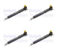 4X DELPHI Iniettore Per Mercedes-Benz T-Modello S204 C 220 CDI 200