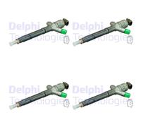 4X DELPHI Iniettore Per Toyota Corolla Verso ZER_ ZZE_ R1_ 2.2 D-4D