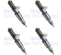 4x DELPHI Valvola Iniezione Iniettore per Ford Fusion Ju _ 1.25