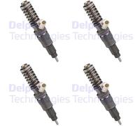 4x DELPHI Valvola Iniezione Iniettore per Hyundai Accent II Berlina LC 1.3