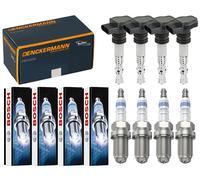 4x Denckermann Bobina + 4x Bosch Candela Super 4 per Toyota Corolla Compatto