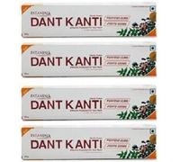 4x dentifricio alle erbe Patanjali Dant Kanti 100 g ciascuno per denti e...