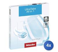 4x Detersivo lavastoviglie Miele 10245560 Multi Tabs