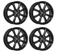 4x Dezent cerchi in alluminio TN black 6.5Jx16 ET45 4x100