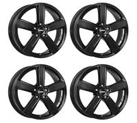 4x Dezent cerchi in alluminio TU black 7.0Jx17 ET38 5x112