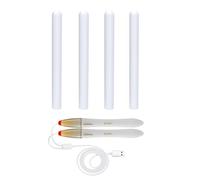 4X Diatomite Essiccazione Stick Assorbimento Umidità Bastone Pulizia Acqua Assorbimento Rod Diatomacea Terra Disseccante Casa Cucina, Abbigliamento /Forniture Da Laboratorio, Bianco