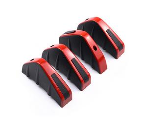 4x Diffusore per labbro dell'ala del paraurti inferiore posteriore dell'auto /